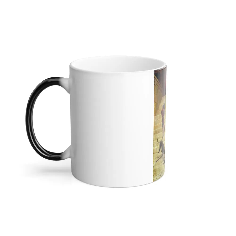Fyodor Bronnikov (1827-1902) Parable of Lazarus - Color Changing Mug 11oz - Go Mug Yourself