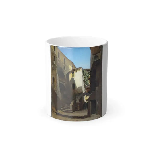 Fyodor Bronnikov (1827-1902) Street in italy - 1850 - Color Changing Mug 11oz 11oz - Go Mug Yourself