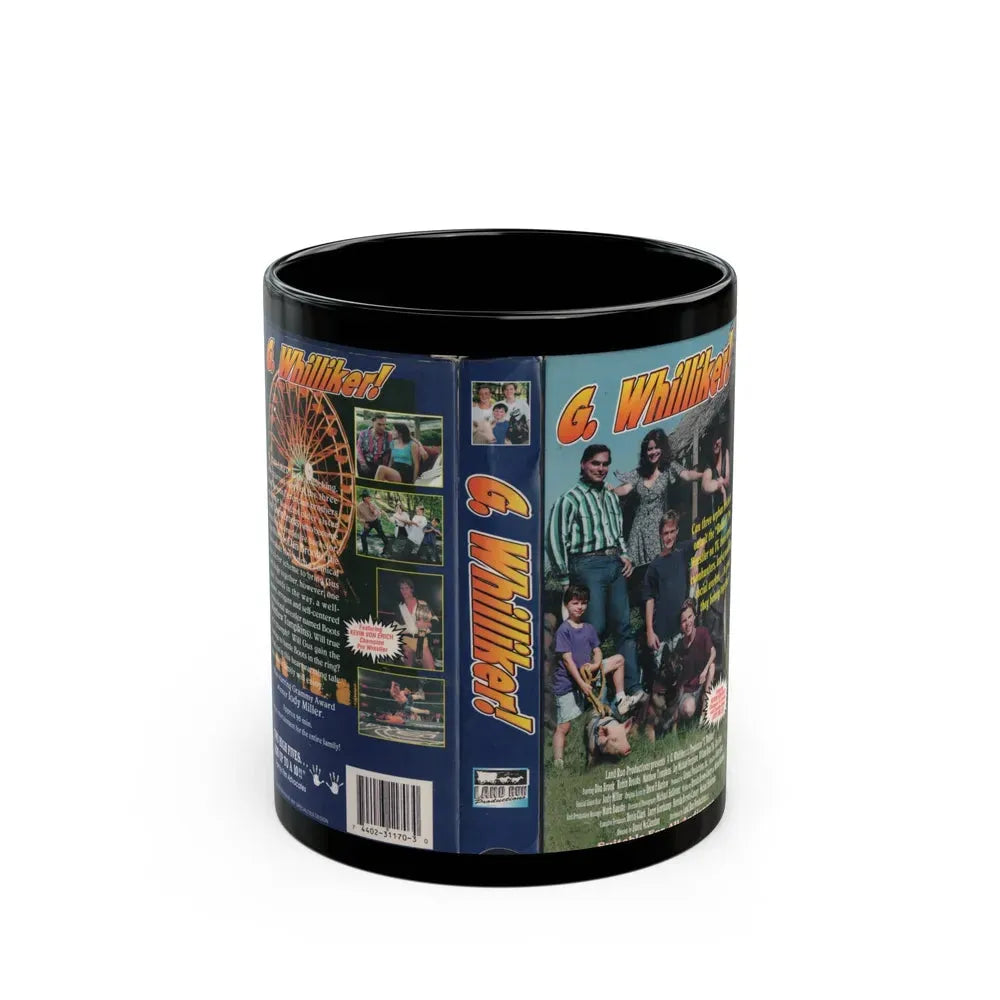 G WHILLIKER (VHS COVER) - Black Coffee Mug 11oz - Go Mug Yourself