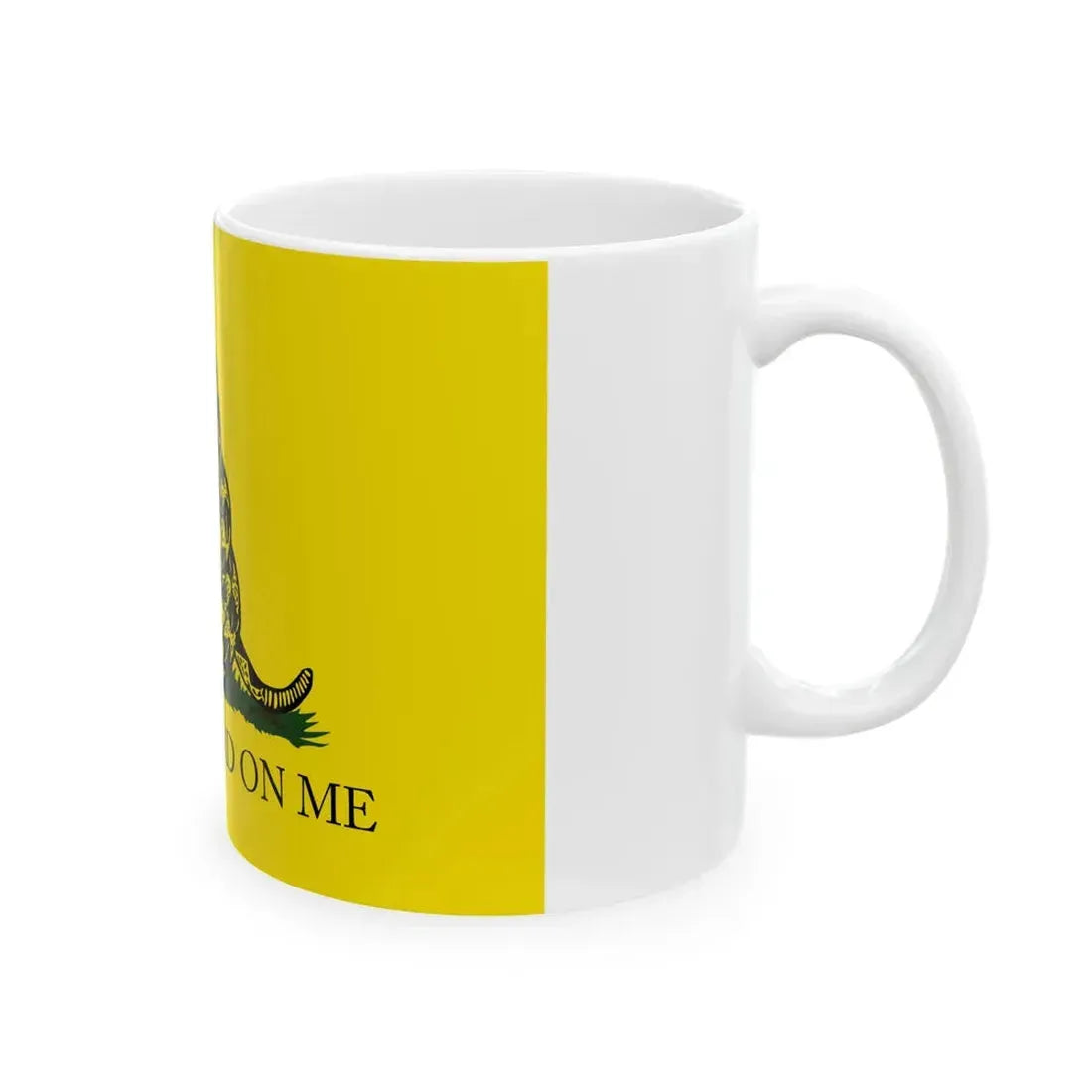 Gadsden flag with apostrophe (United States) White Coffee Mug - Go Mug Yourself