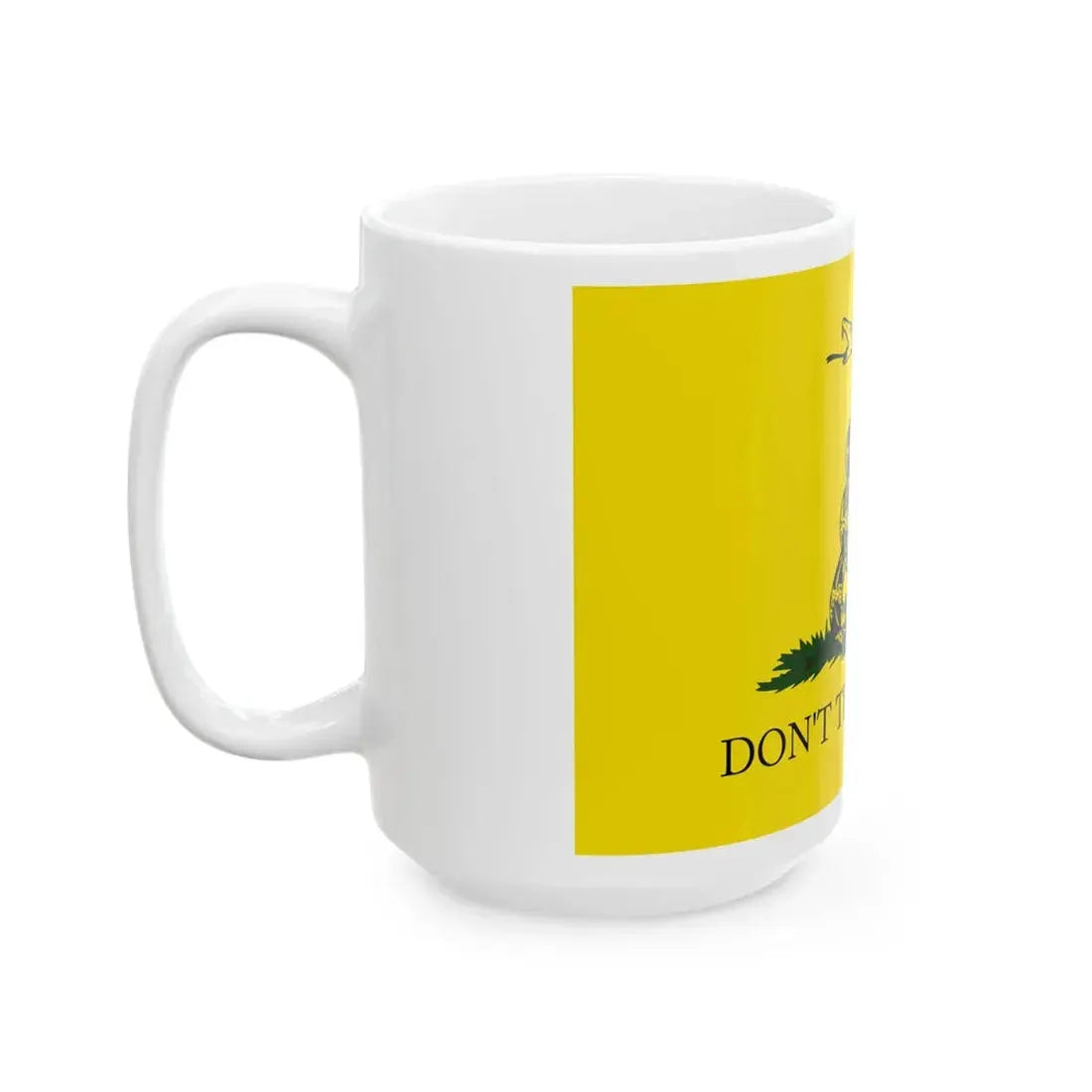 Gadsden flag with apostrophe (United States) White Coffee Mug - Go Mug Yourself