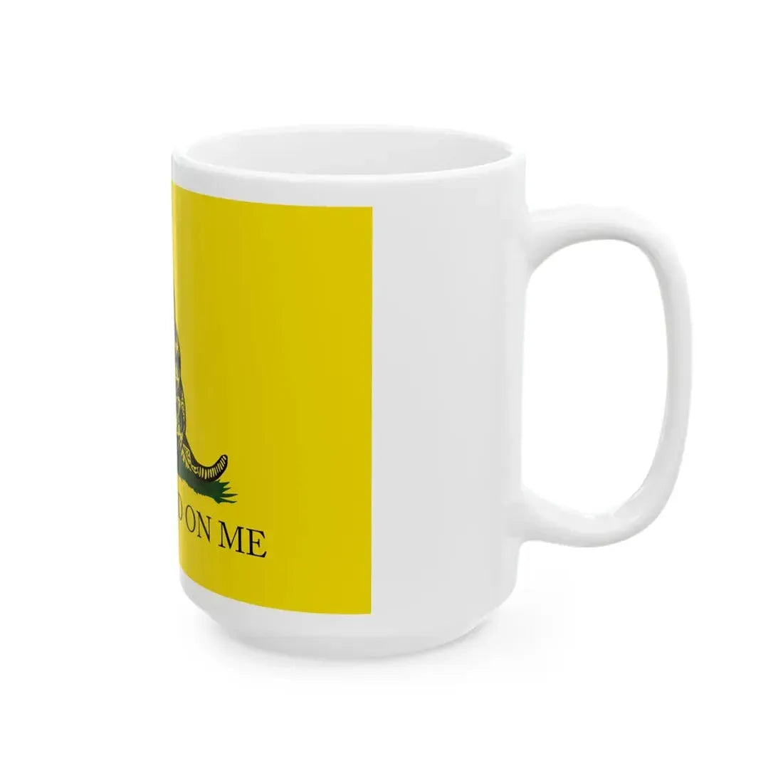 Gadsden flag with apostrophe (United States) White Coffee Mug - Go Mug Yourself