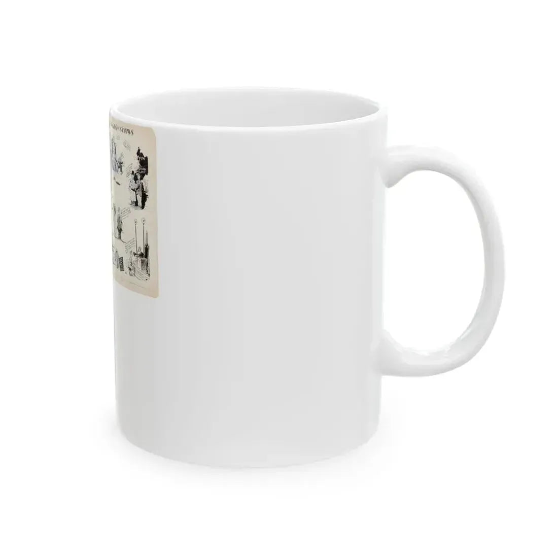 Gag Illustration, Group of 3 - White Coffee Mug - Go Mug Yourself