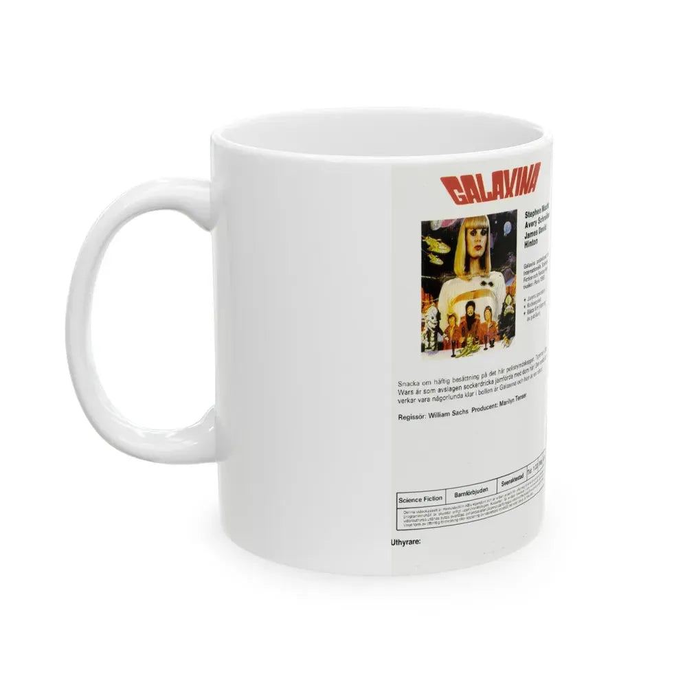 GALAXINA HEM VIDEO FILM (VHS COVER) - White Coffee Mug - Go Mug Yourself