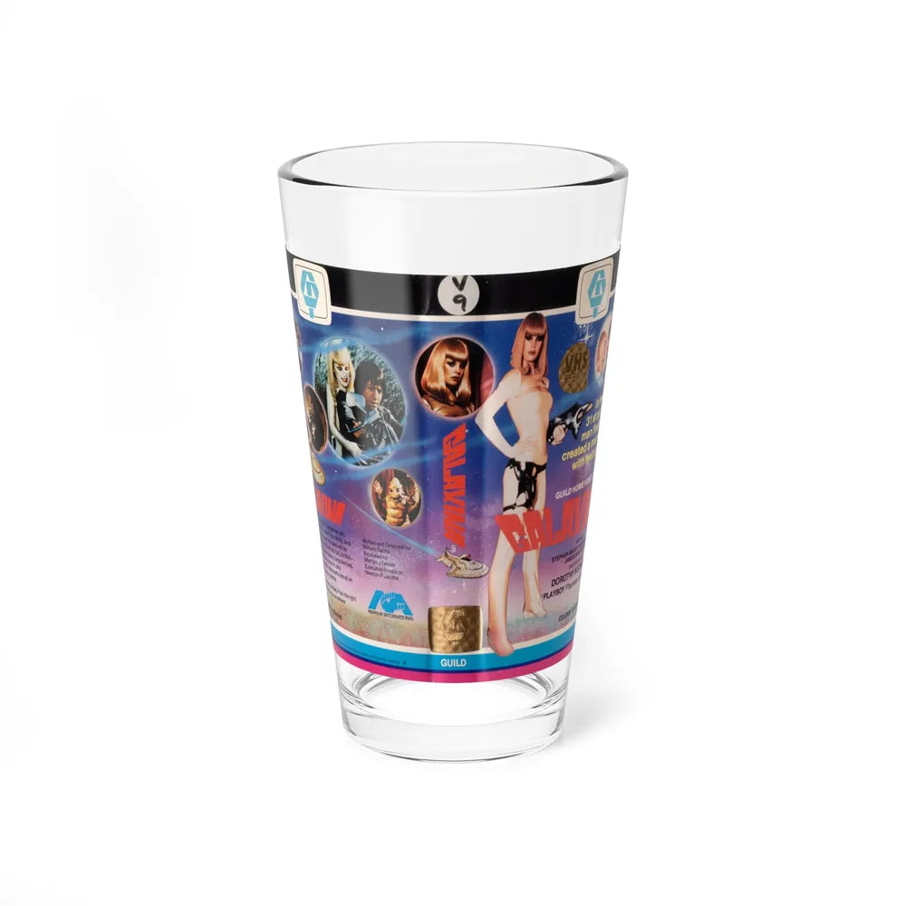 GALAXINA MANSON INTERNATIONAL (VHS COVER) Pint Glass 16oz 16oz - Go Mug Yourself