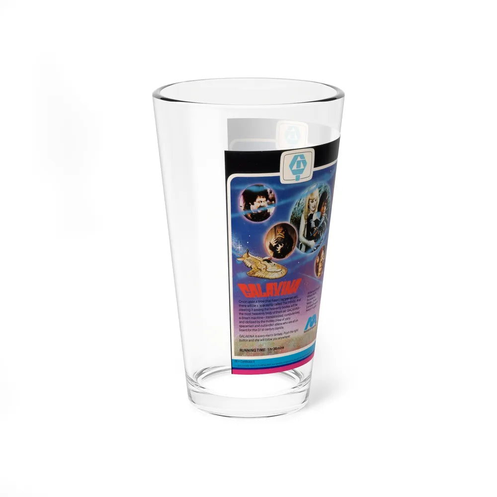 GALAXINA MANSON INTERNATIONAL (VHS COVER) Pint Glass 16oz - Go Mug Yourself