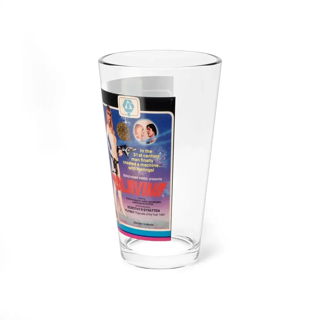 GALAXINA MANSON INTERNATIONAL (VHS COVER) Pint Glass 16oz - Go Mug Yourself