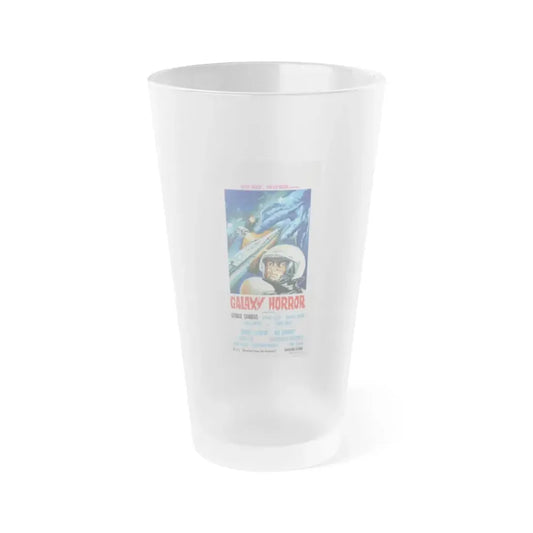 GALAXY HORROR 1969 Movie Poster - Frosted Pint Glass 16oz 16oz Frosted - Go Mug Yourself