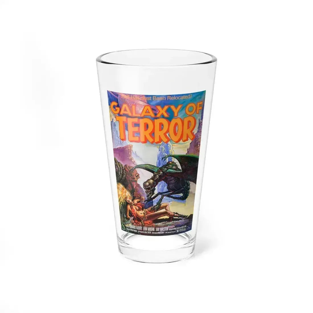 GALAXY OF TERROR (2) 1981 Movie Poster - Pint Glass 16oz 16oz - Go Mug Yourself