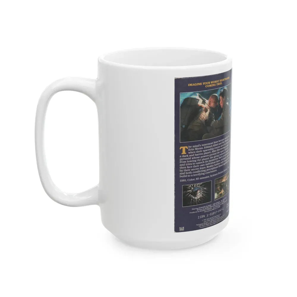 GALAXY OF TERROR (VHS COVER) - White Coffee Mug - Go Mug Yourself