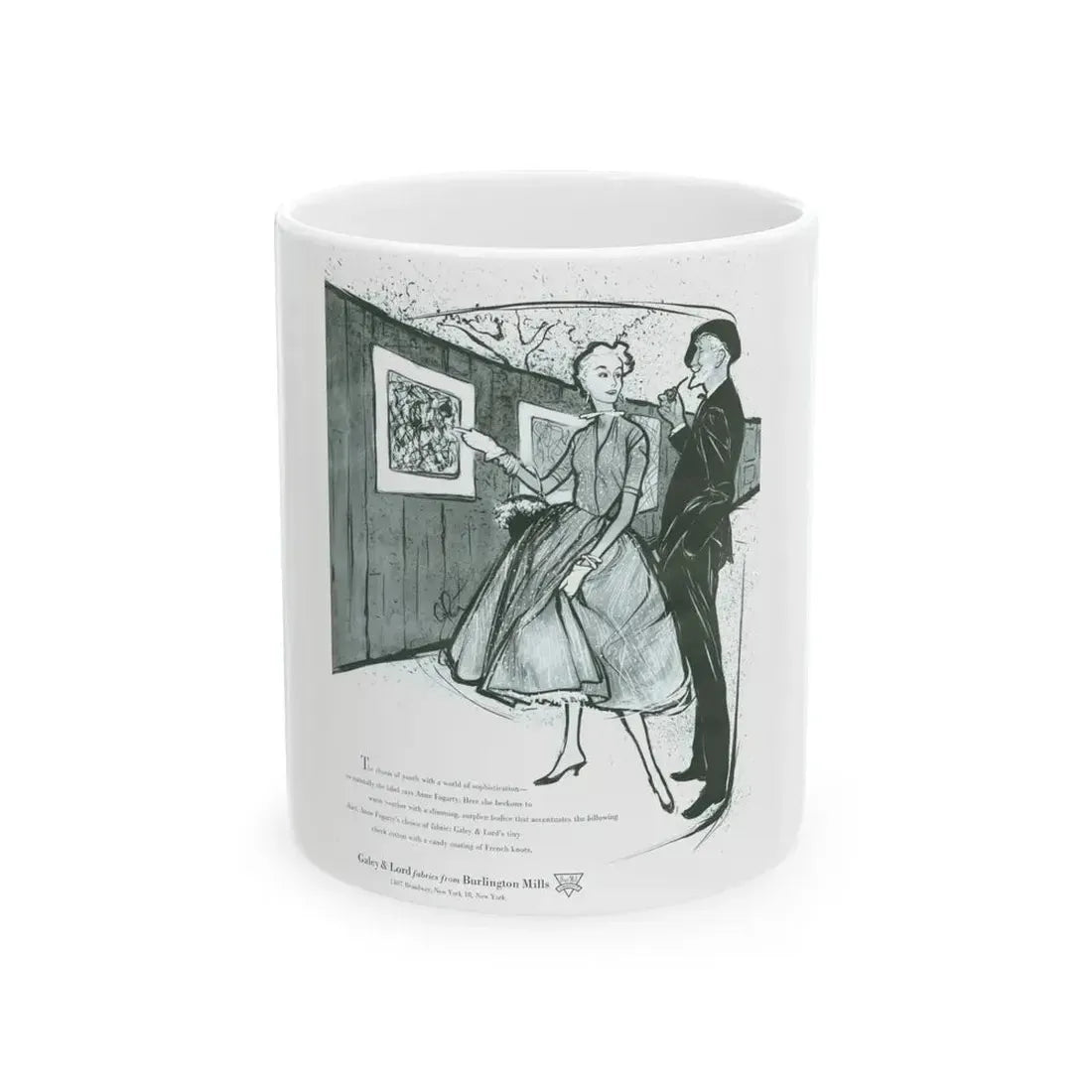 Galey & Lord, 1954 - White Coffee Mug 11oz - Go Mug Yourself