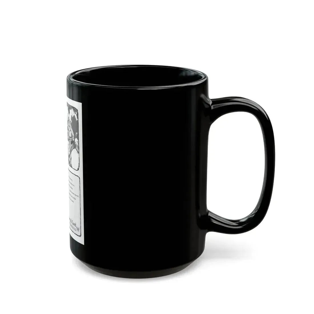 Galey & Lord, 1956 (Top) and 1959 (Bottom) - Black Coffee Mug - Go Mug Yourself
