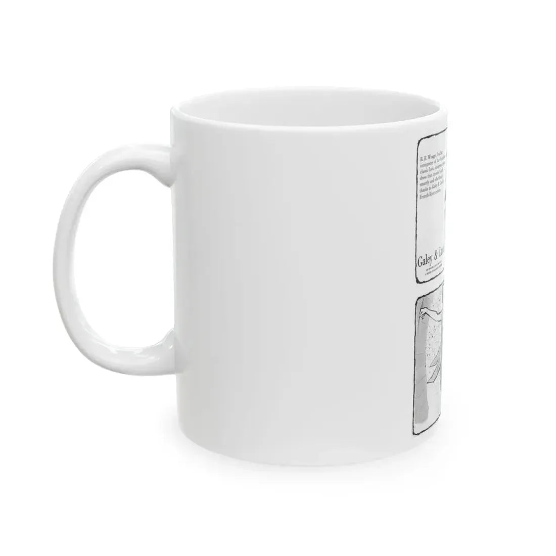 Galey & Lord, 1956 (Top) and 1959 (Bottom) - White Coffee Mug - Go Mug Yourself