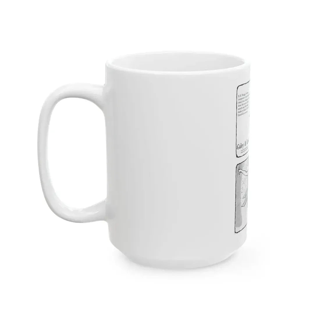 Galey & Lord, 1956 (Top) and 1959 (Bottom) - White Coffee Mug - Go Mug Yourself