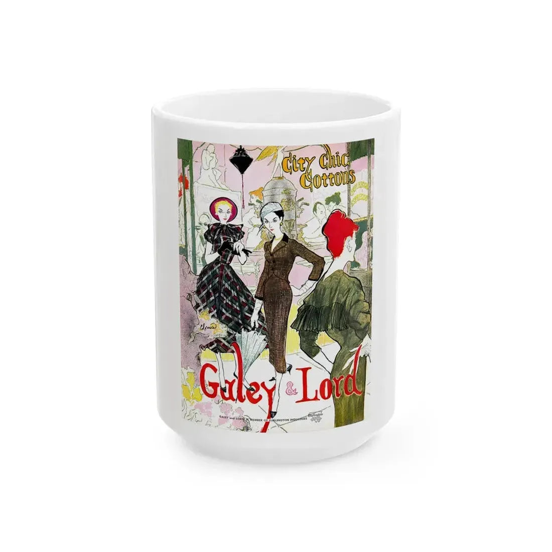Galey & Lord, 1957 (1) - White Coffee Mug 15oz - Go Mug Yourself