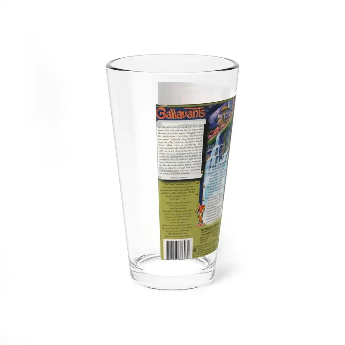 GALLAVANTS (VHS COVER) Pint Glass 16oz - Go Mug Yourself