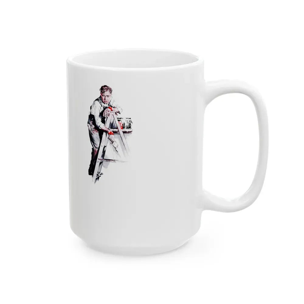 Galley-slave Gerrity, Woman's Day, March 1946 - White Coffee Mug - Go Mug Yourself