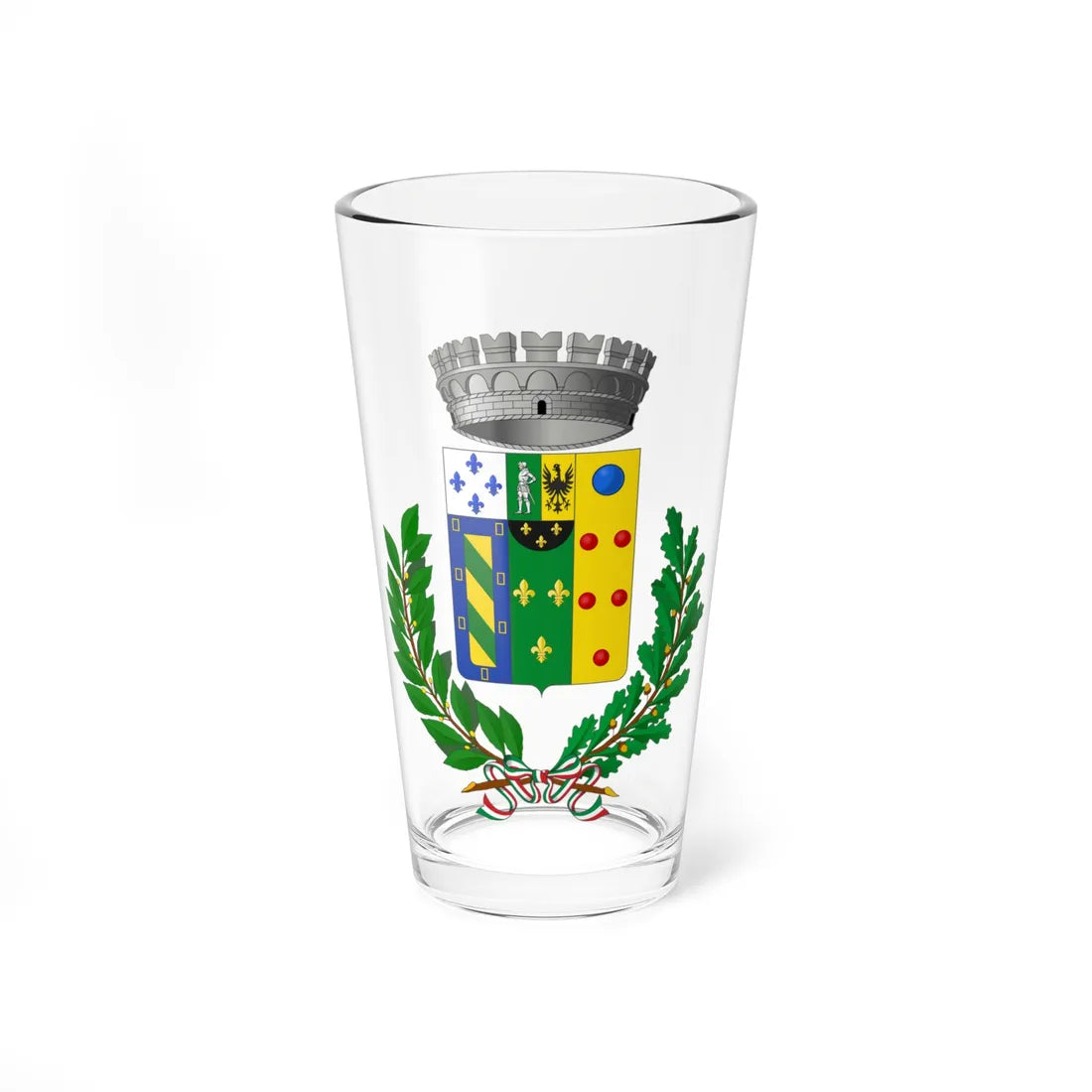 Gallodoro-Stemma (Italy) (Coat of Arms) Pint Glass 16oz 16oz - Go Mug Yourself