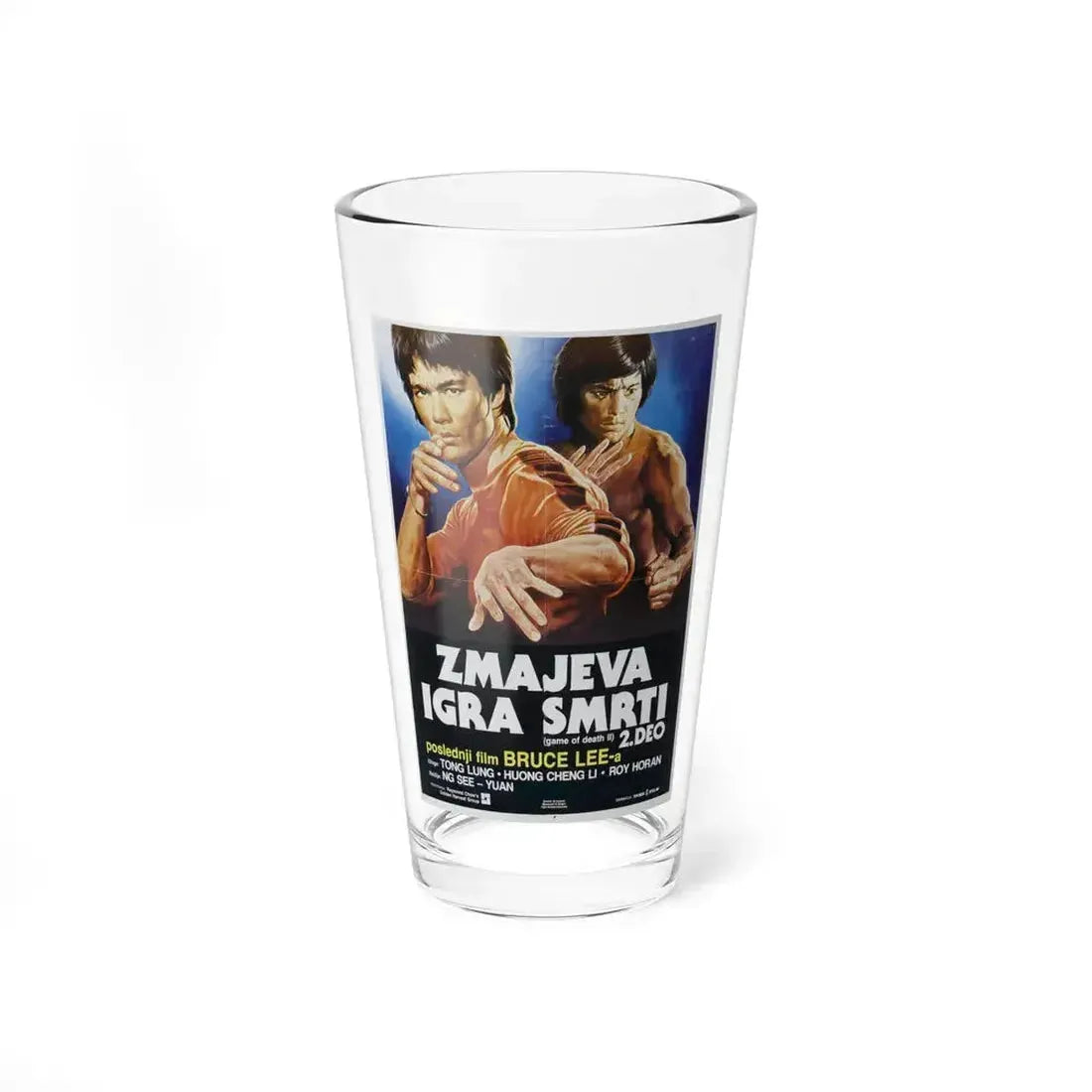 GAME OF DEATH 2 1981 Movie Poster - Pint Glass 16oz 16oz - Go Mug Yourself