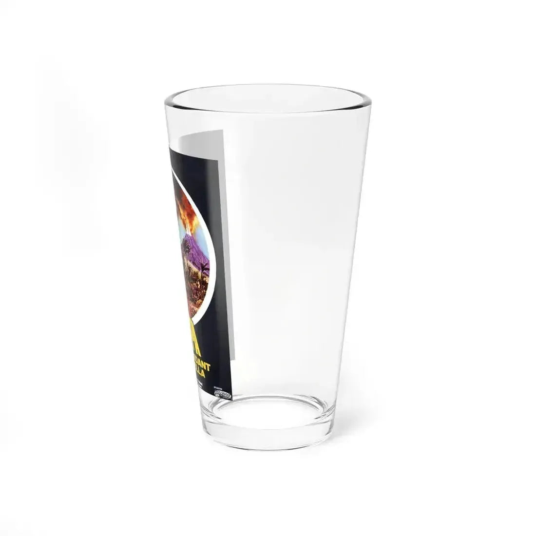 GAMERA VS JIGER (FRENCH) 1970 Movie Poster - Pint Glass 16oz - Go Mug Yourself