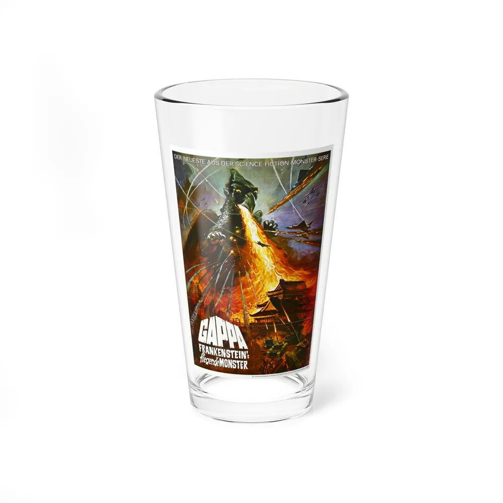 GAPPA THE TRIPHIBIAN MONSTER 1967 Movie Poster - Pint Glass 16oz 16oz - Go Mug Yourself