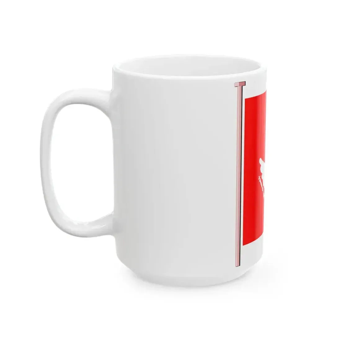Gardijska zastava iz vremena knjaza Danila (Montenegro) White Coffee Mug - Go Mug Yourself