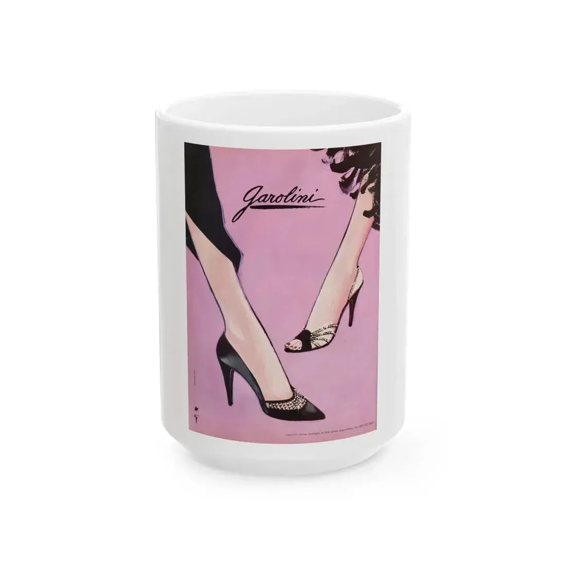 Garolini advertisement, 1985 - White Coffee Mug 15oz - Go Mug Yourself