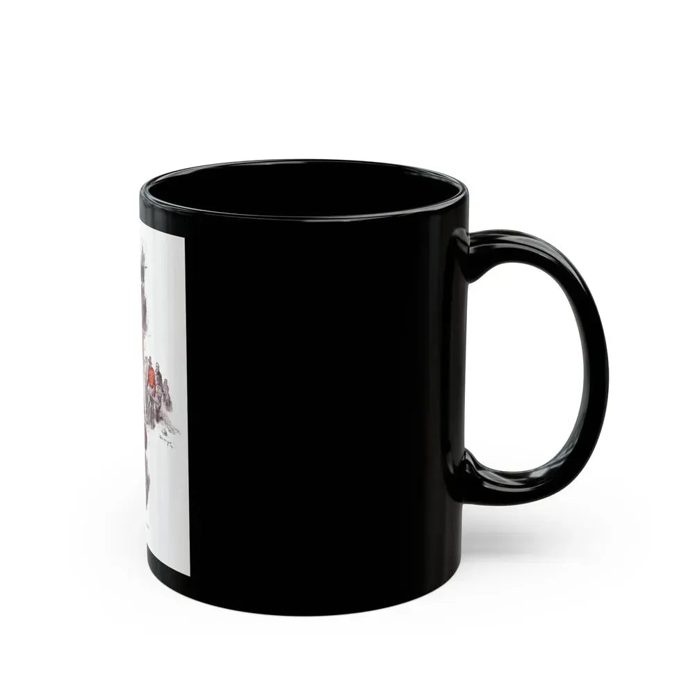 Garry Talks Turkey (1), American Boy, July 1926 - Black Coffee Mug - Go Mug Yourself