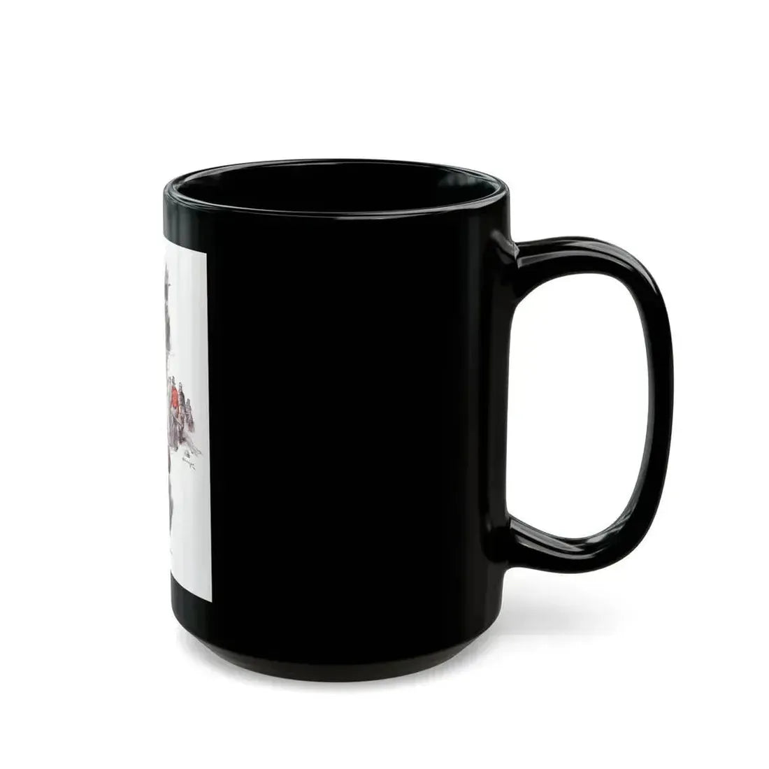Garry Talks Turkey (1), American Boy, July 1926 - Black Coffee Mug - Go Mug Yourself