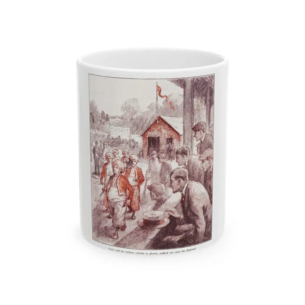 Garry Talks Turkey (2), American Boy, July 1926 - White Coffee Mug 11oz - Go Mug Yourself