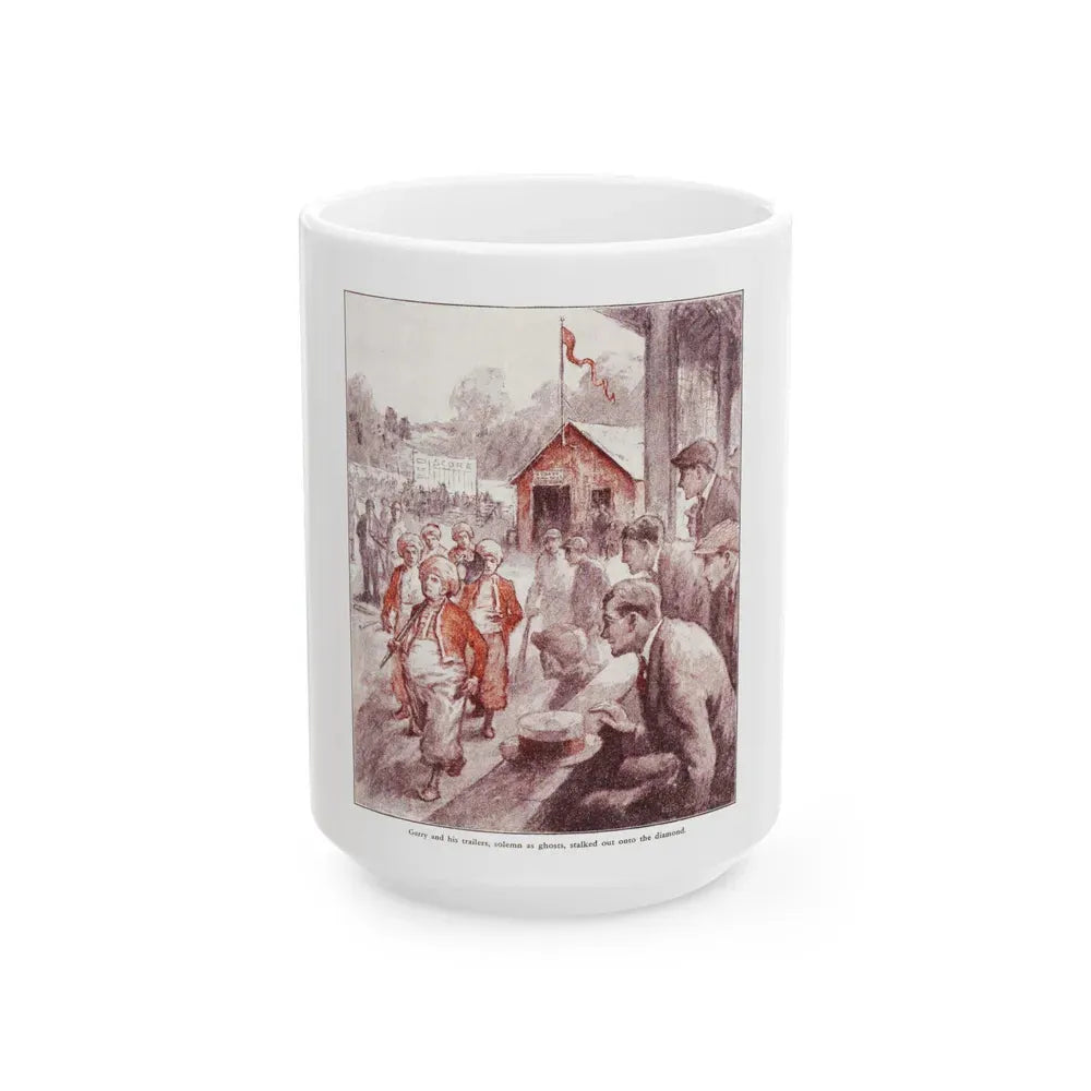 Garry Talks Turkey (2), American Boy, July 1926 - White Coffee Mug 15oz - Go Mug Yourself