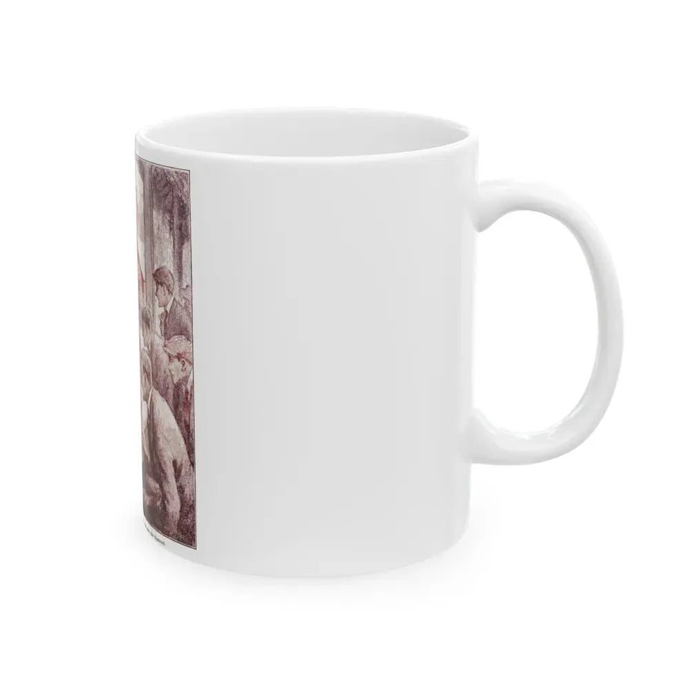 Garry Talks Turkey (2), American Boy, July 1926 - White Coffee Mug - Go Mug Yourself