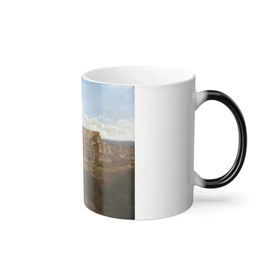 Gaspare Gabrielli (1770-1828) The Arch of Constantine and the Colosseum, seen from the Palatine Hill - O-0 - Color Changing Mug 11oz - Go Mug Yourself