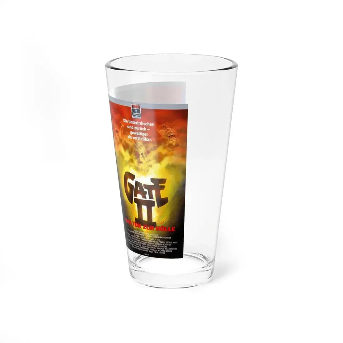 GATE 2 (VHS COVER) Pint Glass 16oz - Go Mug Yourself