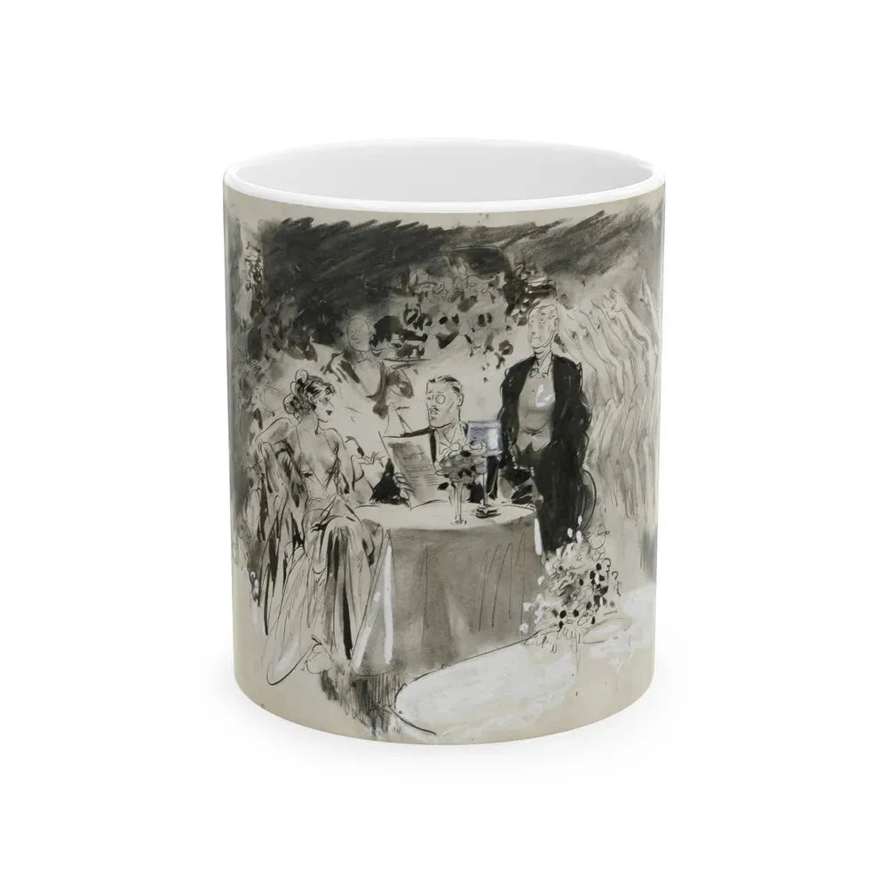 Gay Book Illustration - White Coffee Mug 11oz - Go Mug Yourself
