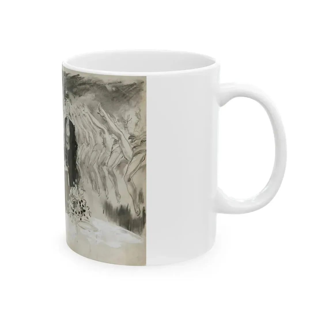 Gay Book Illustration - White Coffee Mug - Go Mug Yourself