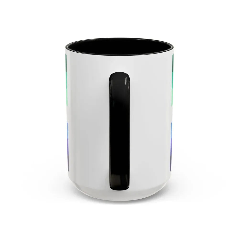 Gay Men Pride Flag - Accent Coffee Mug - Go Mug Yourself