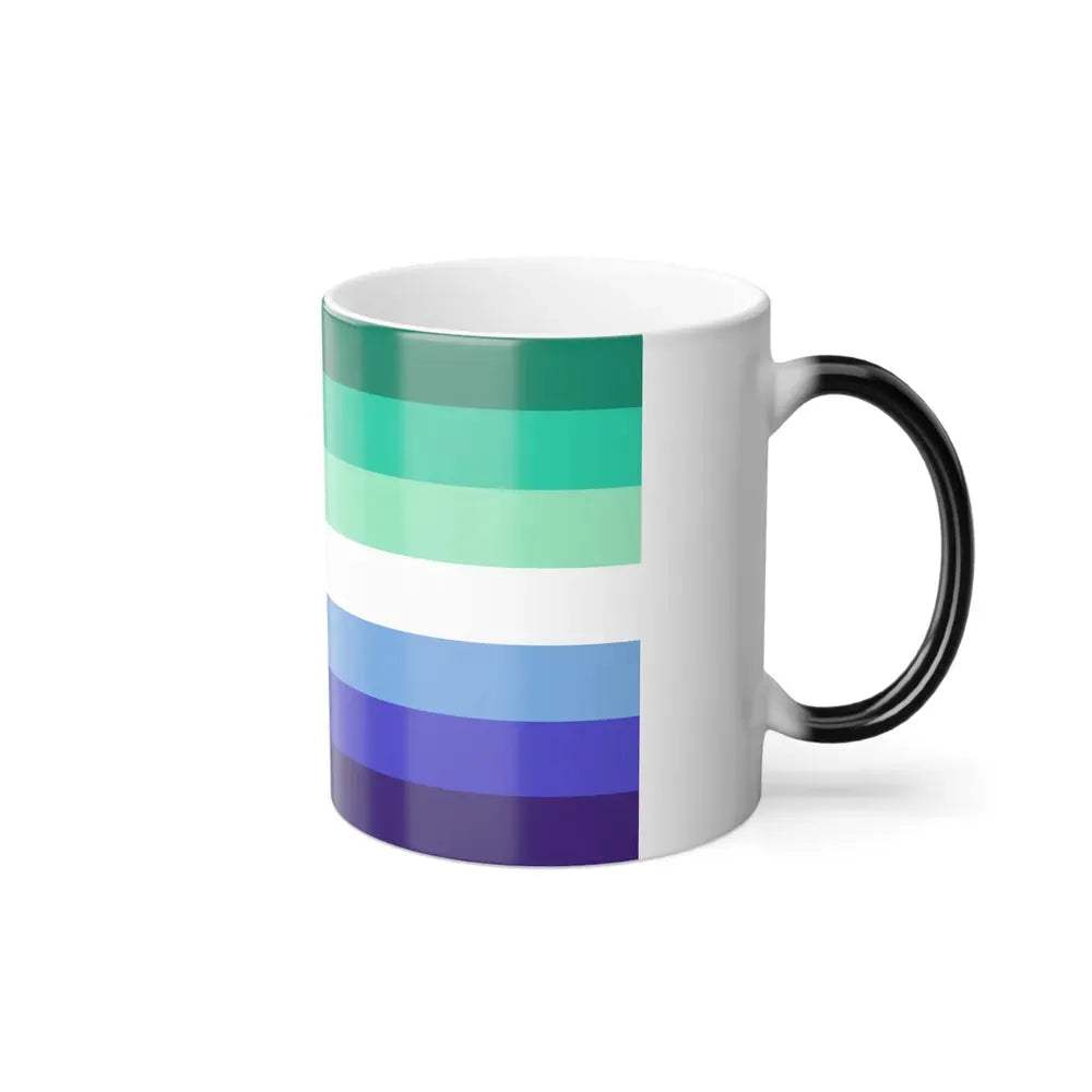 Gay Men Pride Flag - Color Changing Mug 11oz - Go Mug Yourself