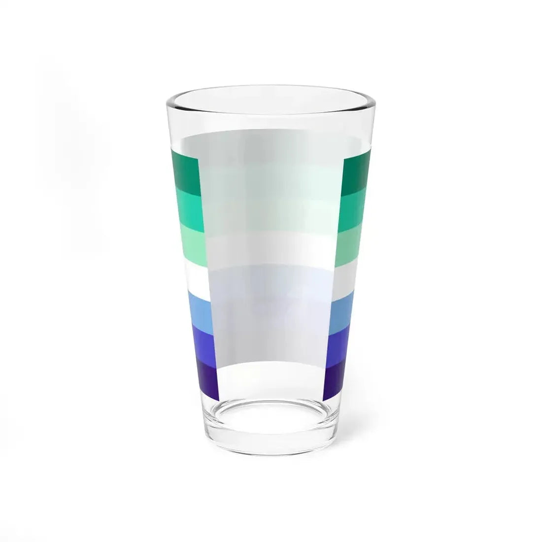 Gay Men Pride Flag - Pint Glass 16oz - Go Mug Yourself