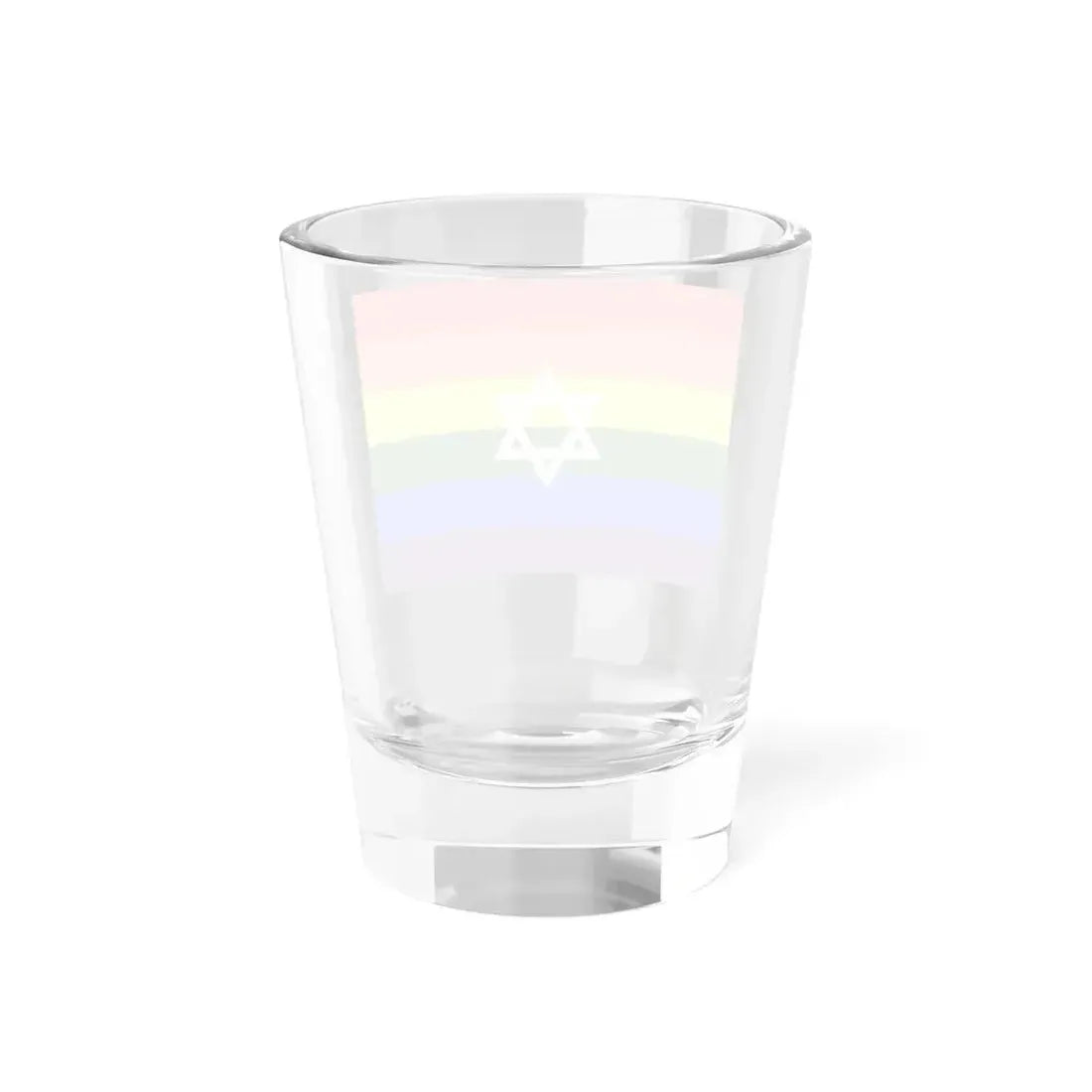 Gay Pride flag of Israel (Israel) Shot Glass 1.5oz - Go Mug Yourself