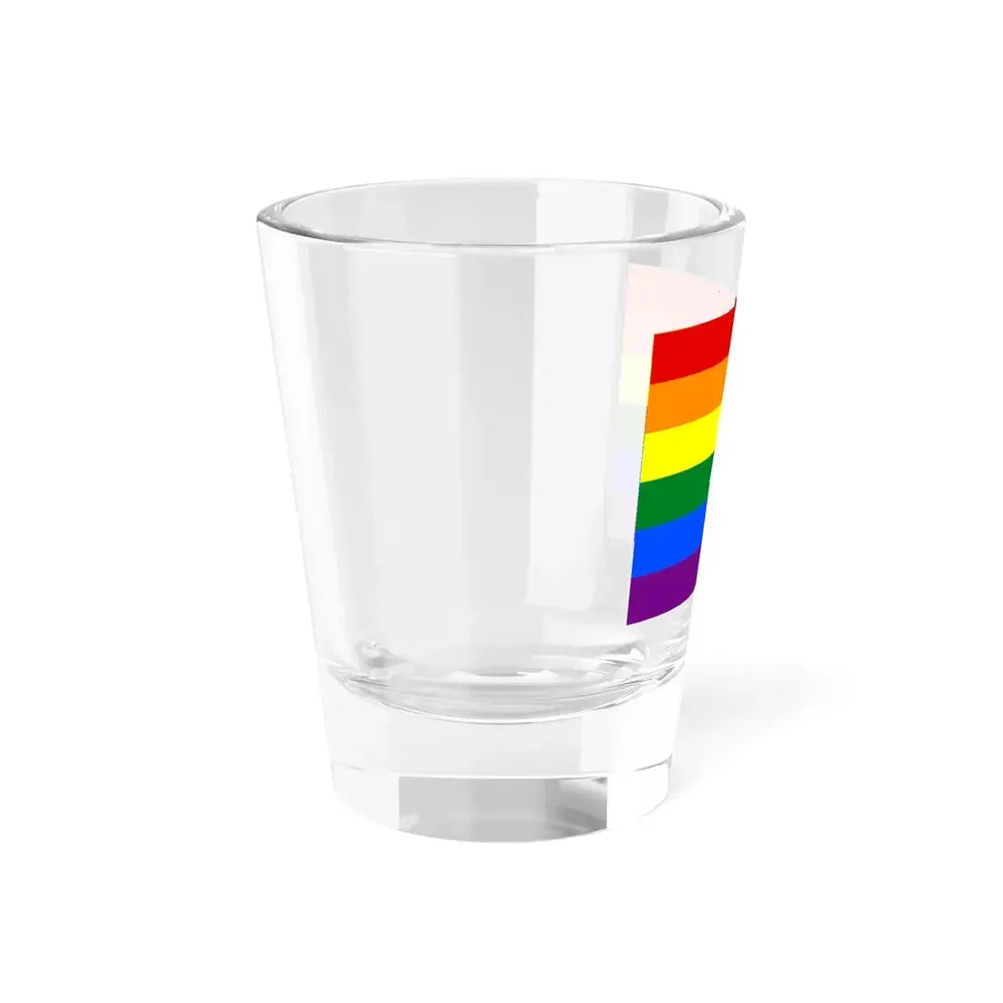 Gay Pride flag of Israel (Israel) Shot Glass 1.5oz - Go Mug Yourself