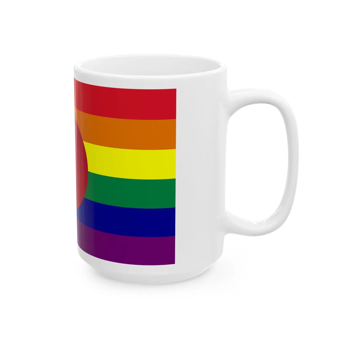 Gay Pride Flag of Japan (Japan) White Coffee Mug - Go Mug Yourself