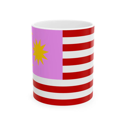 Gay Pride Flag of Malaya (Malaysia) White Coffee Mug 11oz - Go Mug Yourself