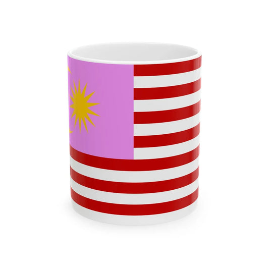 Gay Pride Flag of Malaysia (Malaysia) White Coffee Mug 11oz - Go Mug Yourself