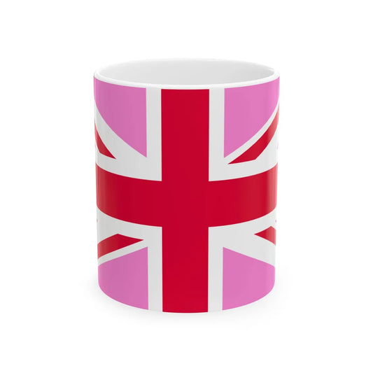 Gay Pride flag of the United Kingdom (United Kingdom) White Coffee Mug 11oz - Go Mug Yourself