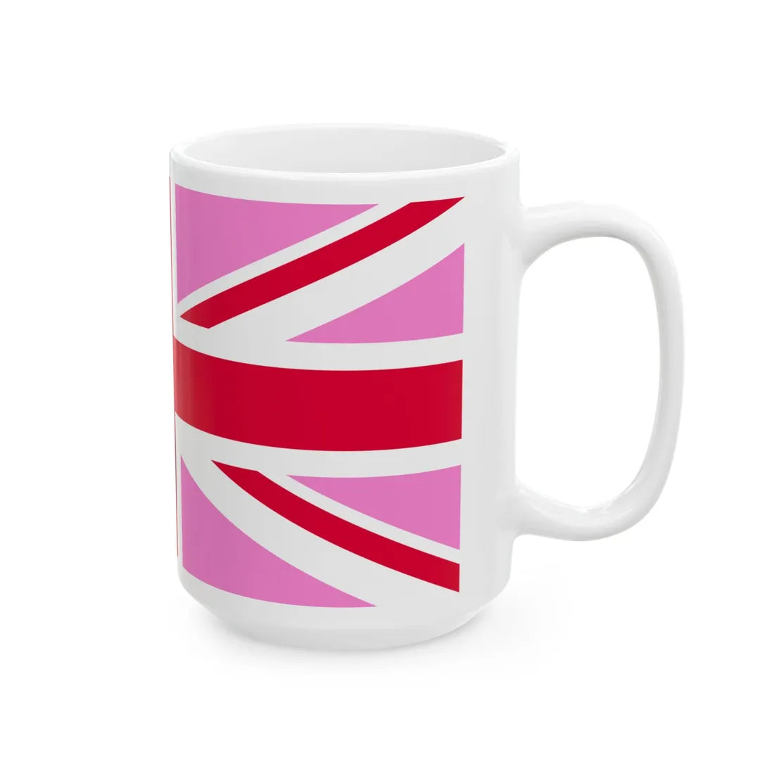 Gay Pride flag of the United Kingdom (United Kingdom) White Coffee Mug - Go Mug Yourself
