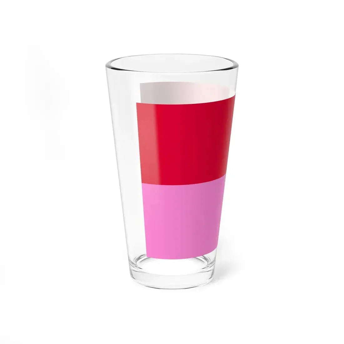 Gay Pride flag of Ukraine (Ukraine) Pint Glass 16oz - Go Mug Yourself