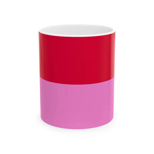 Gay Pride flag of Ukraine (Ukraine) White Coffee Mug 11oz - Go Mug Yourself