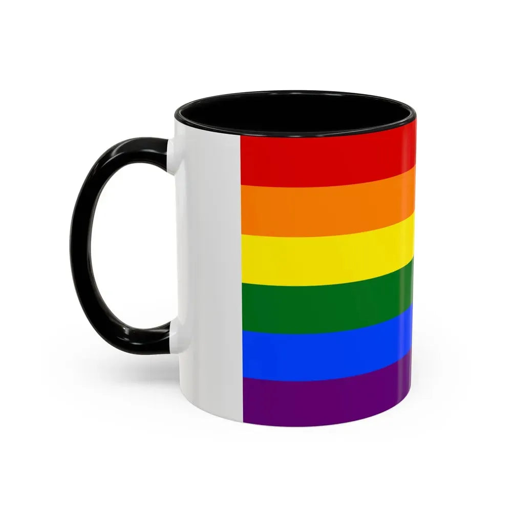 Gay Pride Pride Flag - Accent Coffee Mug - Go Mug Yourself