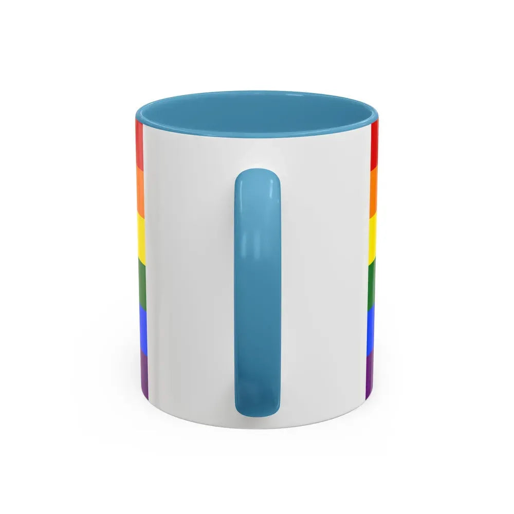 Gay Pride Pride Flag - Accent Coffee Mug - Go Mug Yourself